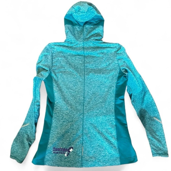 Brooks Equilibrium Technology front zip hooded running jacket size medium - Picture 2 of 7